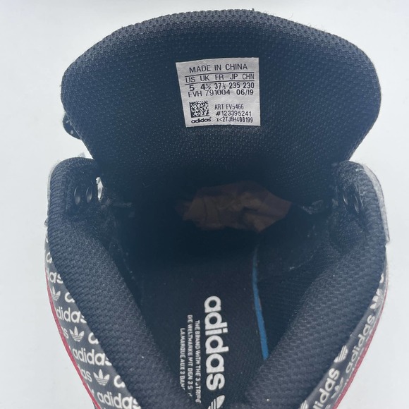 Adidas Youth Hard Court High J Transmission Pack Black Size 5 - Picture 6 of 6